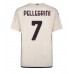AS Roma Lorenzo Pellegrini #7 Kopio Vieras Pelipaita 2023-24 Lyhyet Hihat